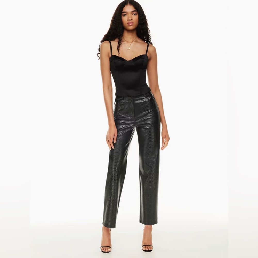 Aritzia Wilfred The Melina Vegan Leather Pant